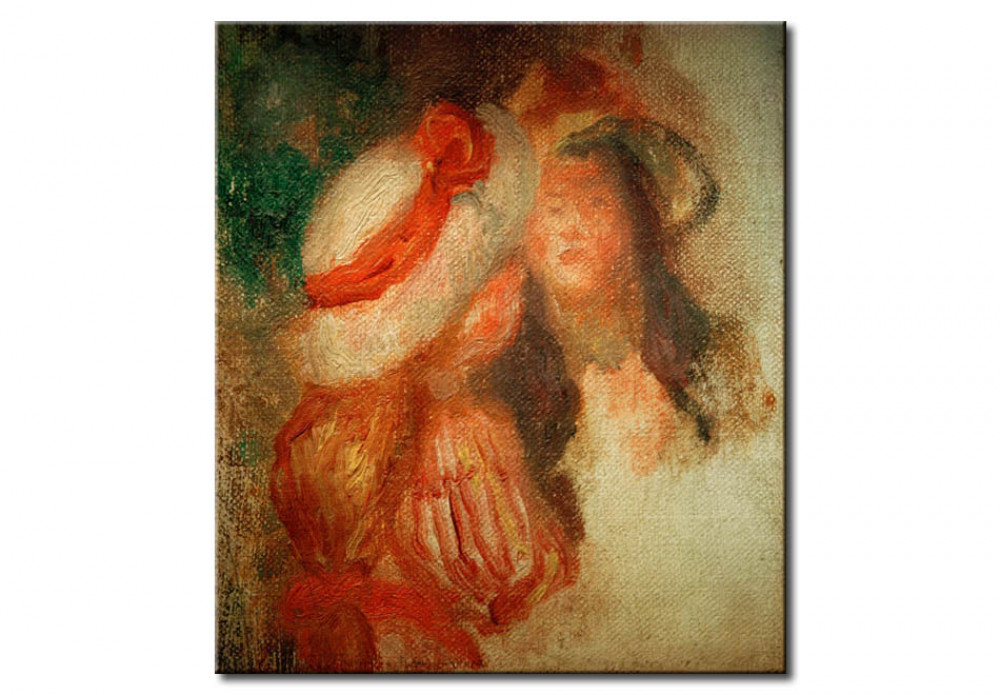 Pintura Zwei Kleine Mädchen Pierre Auguste Renoir Reproduções 