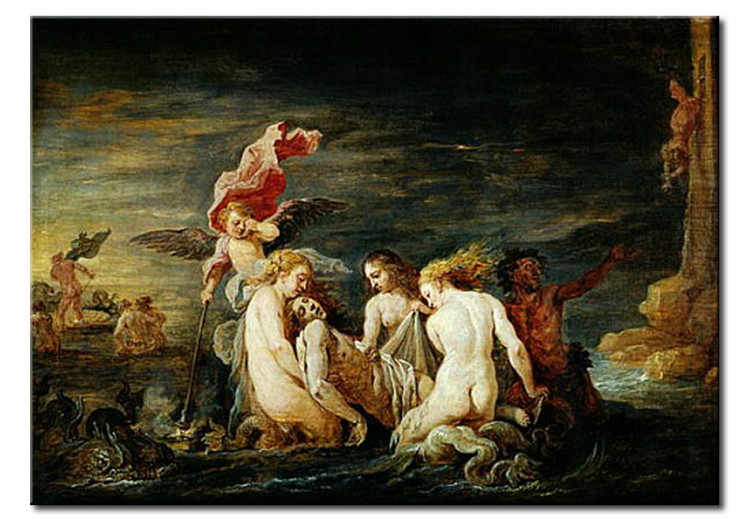 Art Reproduction Hero And Leander Leander Found By The Nereids Copy