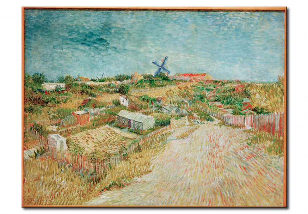 Kunstdruck Gem Seg Rten Auf La Butte Montmartre Vincent Van Gogh