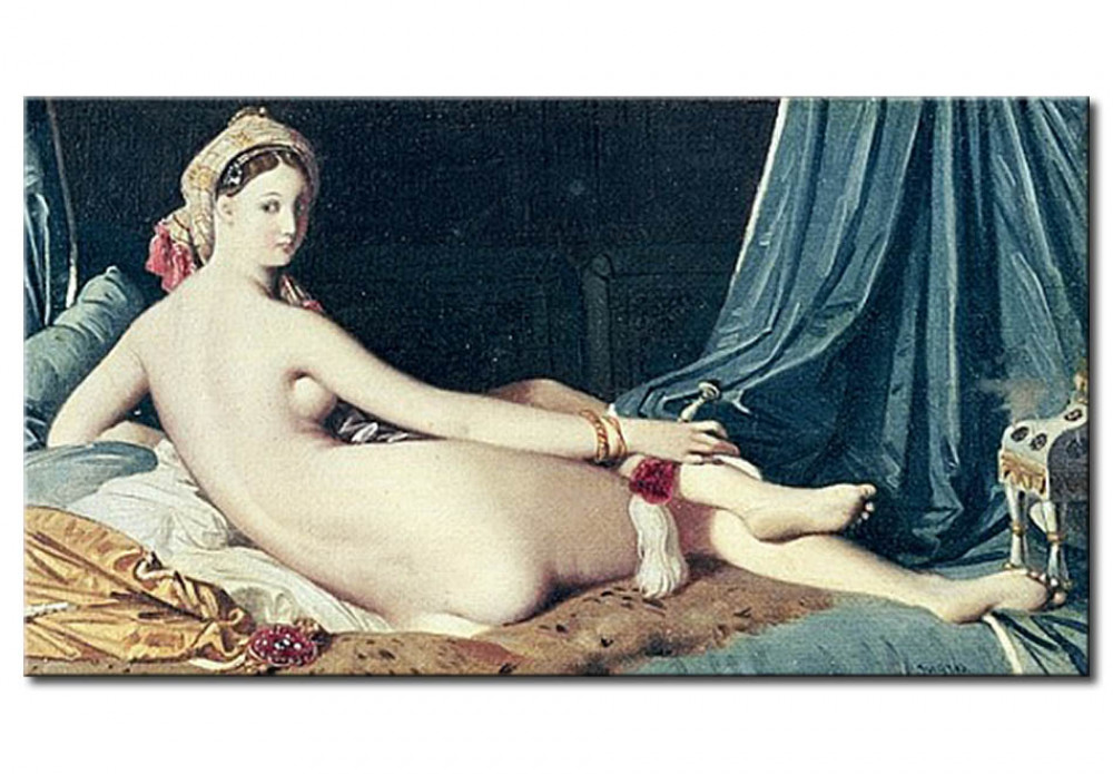 azúcar formar Desenmarañar Reproducción de cuadro Odalisca - Jean-Auguste-Dominique Ingres - Pintores  famosos