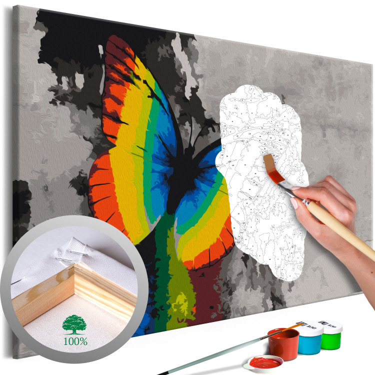 Paint by Number Kit Colourful Butterfly 108000
