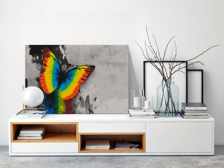 Cuadro numerado para pintar Colourful Butterfly 108000 additionalImage 2