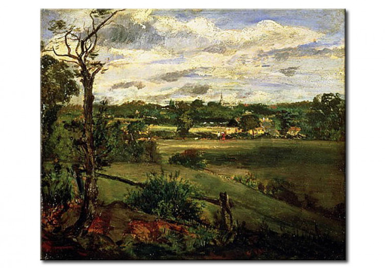 Reproduktion View of Highgate from Hampstead Heath 111500