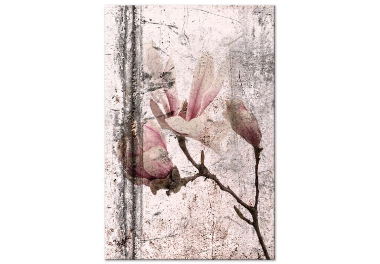 Canvas Exquisite Magnolia (1 Part) Vertical