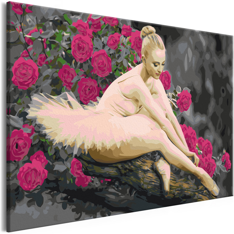 Obraz do malowania po numerach Różana baletnica 127100 additionalImage 4