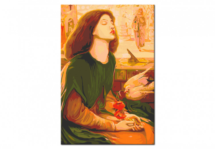 Desenho para pintar com números Rossetti's Beata Beatrix 132400 additionalImage 6