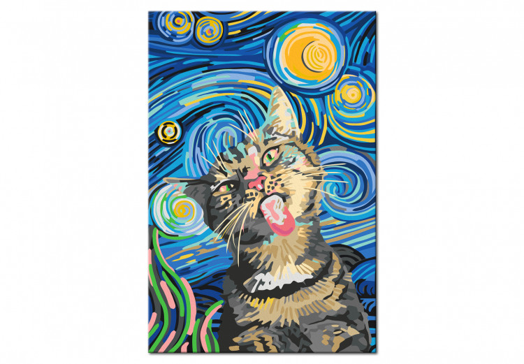 Paint by Number Kit Freaky Cat 135200 additionalImage 5