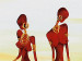 Cadre déco Danse africaine (1 pièce) - Paysage avec arbres et coucher de soleil 47200 additionalThumb 2