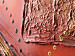Wandbild Abstraktion der Ringe (4-teilig) - Fantasiemuster in Rot 47900 additionalThumb 2