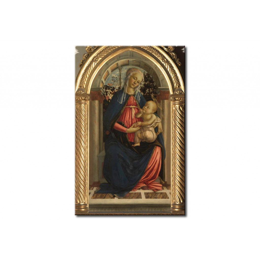Schilderij  Sandro Botticelli: Madonna And Child