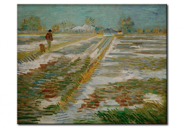 Kunstdruck Landschaft mit Schnee 52400