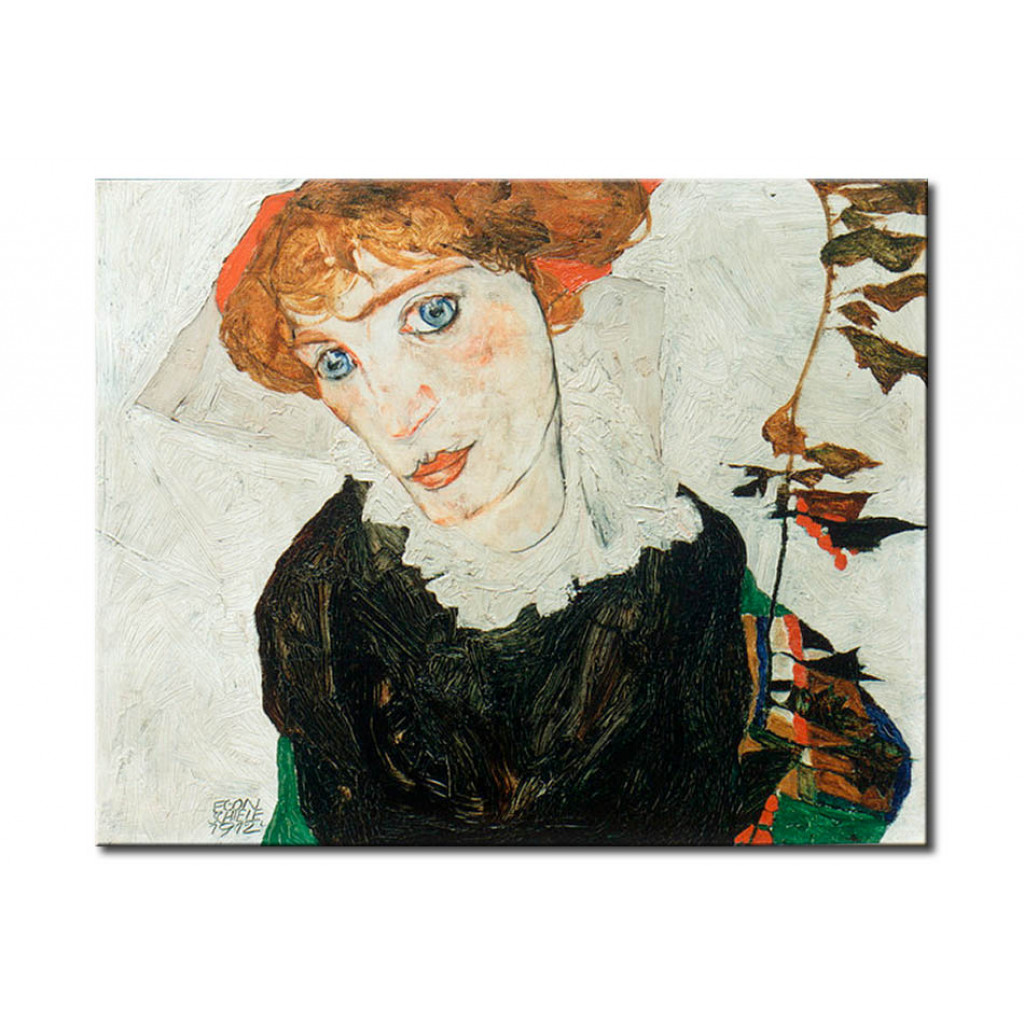 Schilderij  Egon Schiele: Portrait Of Wally