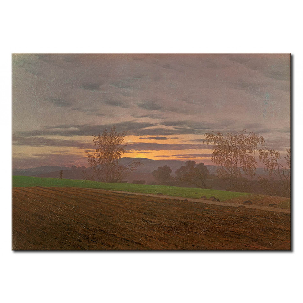 Schilderij  Caspar David Friedrich: Newplowed Field