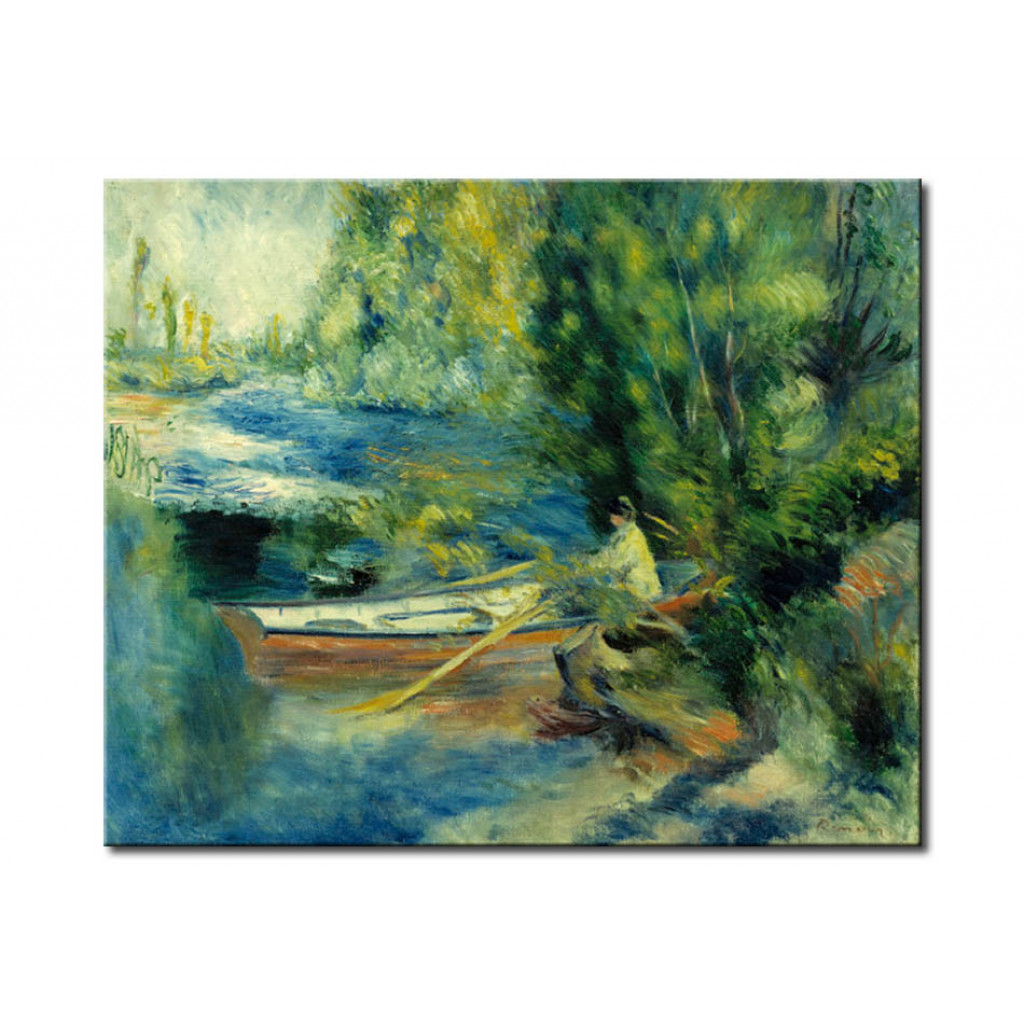 Schilderij  Pierre-Auguste Renoir: Au Bord De L'eau