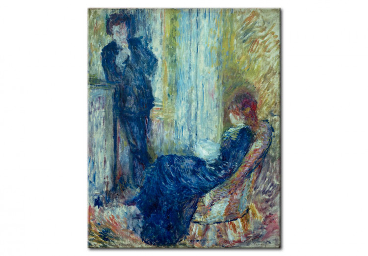 Reprodukcja obrazu La conversation. Rivière et Margot. Au coin de la cheminée 54500