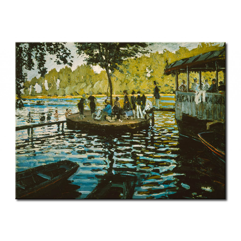 Schilderij  Claude Monet: La Grenouillère