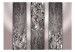 Mural Tesouro Precioso - padrão com textura de diamantes em tons de prata 60100 additionalThumb 1