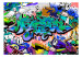 Photo Wallpaper Graffiti: blue theme 60500 additionalThumb 1
