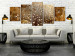 Quadro moderno Falling Leaves (5 Parts) Wide 108310 additionalThumb 3