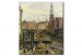 Reprodukcja obrazu Floating Market on a canal in Hamburg 111710