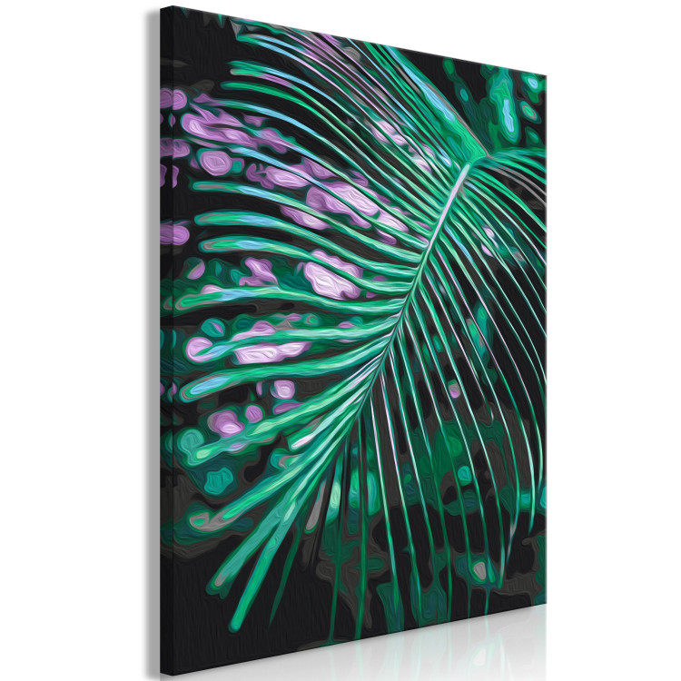 Paint by number Morning Freshness - Green Palm Leaf With Water Drops 146210 additionalImage 6