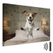 Canvastavla AI Dog Jack Russell Terrier - Joyful Animal Jumping From Bed Into Owner’s Arms - Horizontal 150210 additionalThumb 8