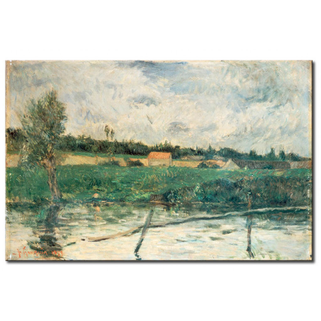 Schilderij  Paul Gauguin: Landschaft In Der Bretagne