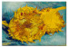 Kunstkopie Zwei abgeschnittene Sonnenblumen 50910