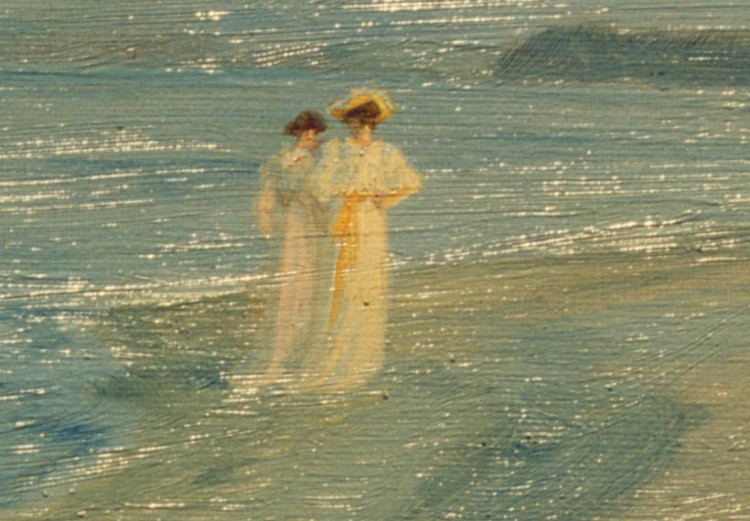 Quadro famoso Sera d'estate in spiaggia a sud o.Skagen, Anna Ancher e Marie Kroyer 52910 additionalImage 2