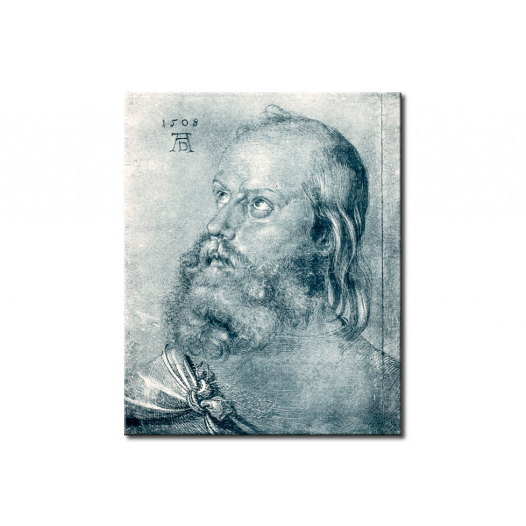 Schilderij  Albrecht Dürer: Head Of An Apostle