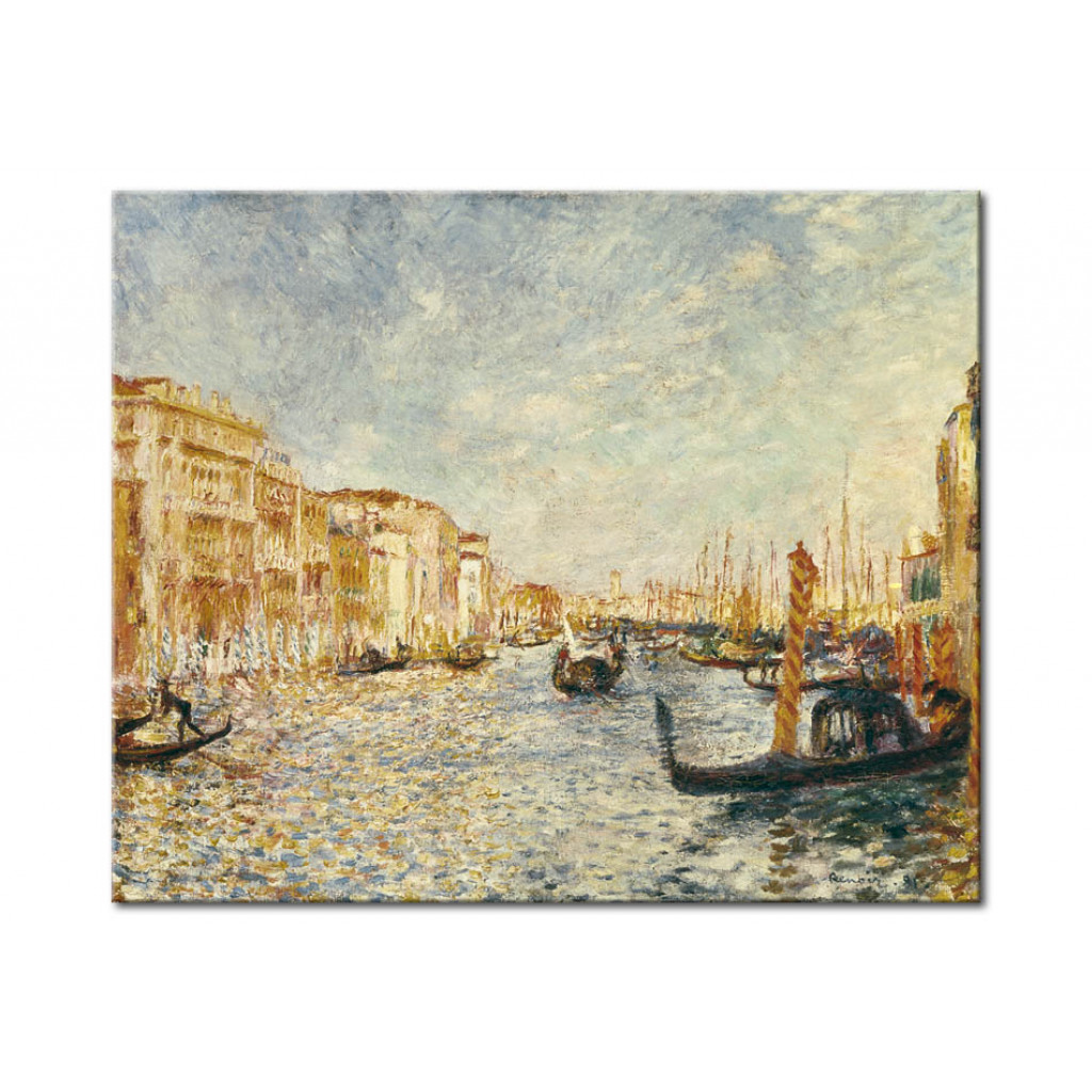 Schilderij  Pierre-Auguste Renoir: Canal Grande In Venice