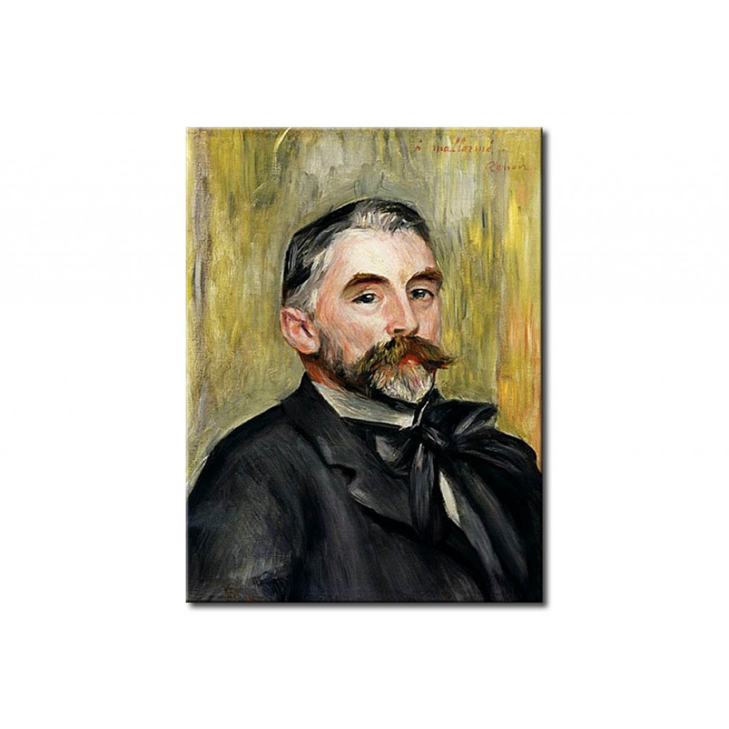 Schilderij  Pierre-Auguste Renoir: Portrait Of Stephane Mallarme