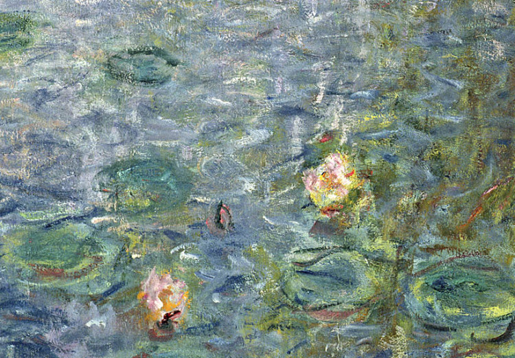 Kunstkopie Wasserlilien: Morgen auf der trauernden Weide. Detail der linken Seite 54810 additionalImage 2