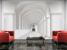 Wall Mural Space - Classical Architecture in White with Contrasting Elements 60210