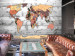 Fototapeta Kierunek świat - mapa świata z angielskimi podpisami państw i miast 90210