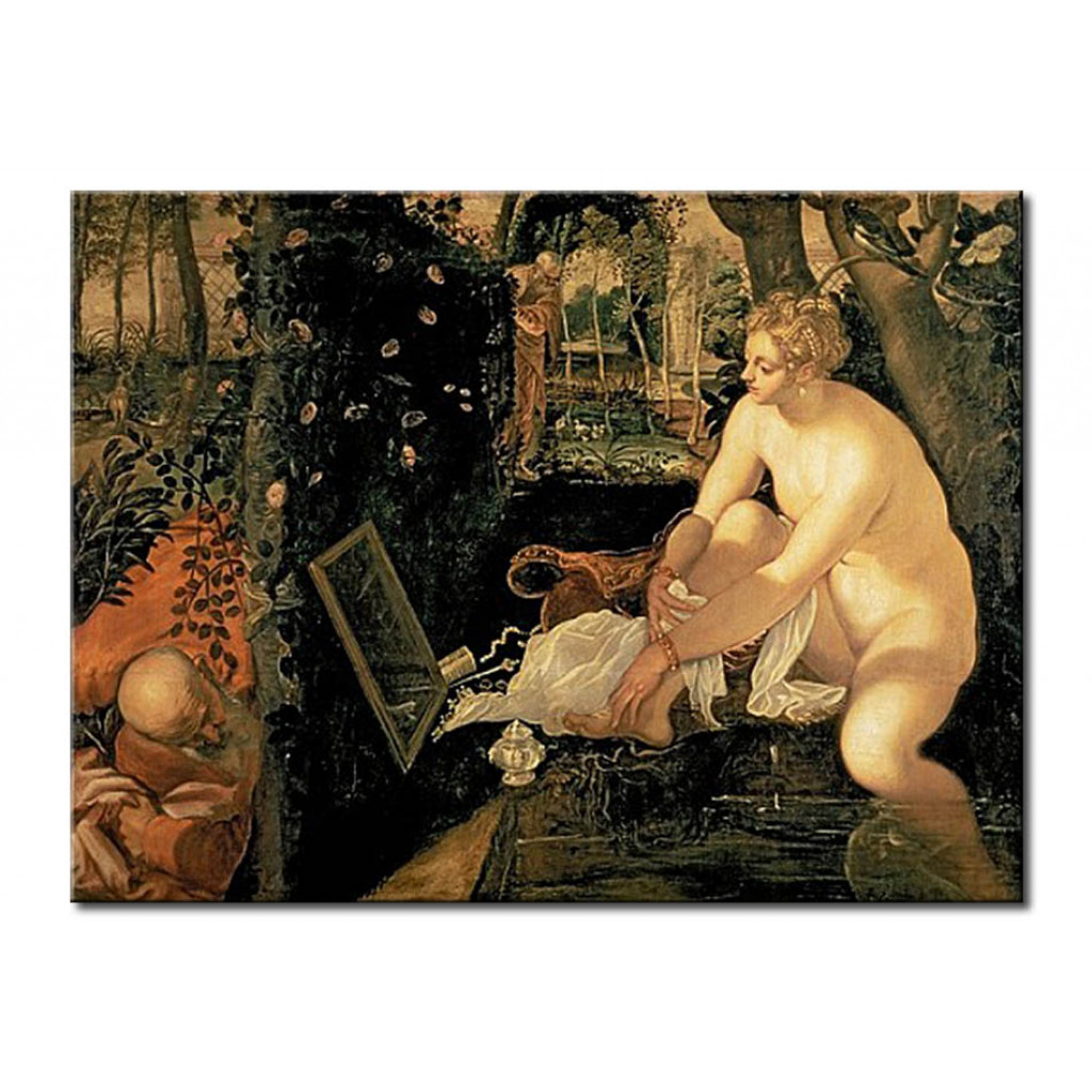 Schilderij  Tintoretto: Susanna Bathing