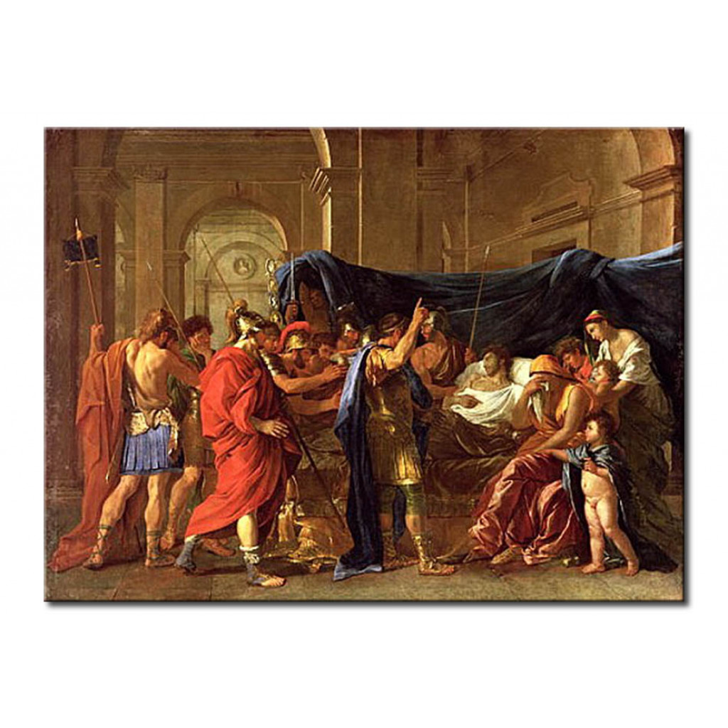 Schilderij  Nicolas Poussin: The Death Of Germanicus