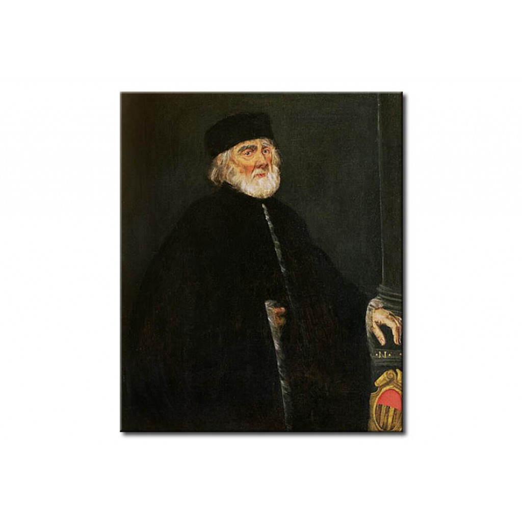 Schilderij  Tintoretto: Portrait Of The Procurator Nicolo Priuli
