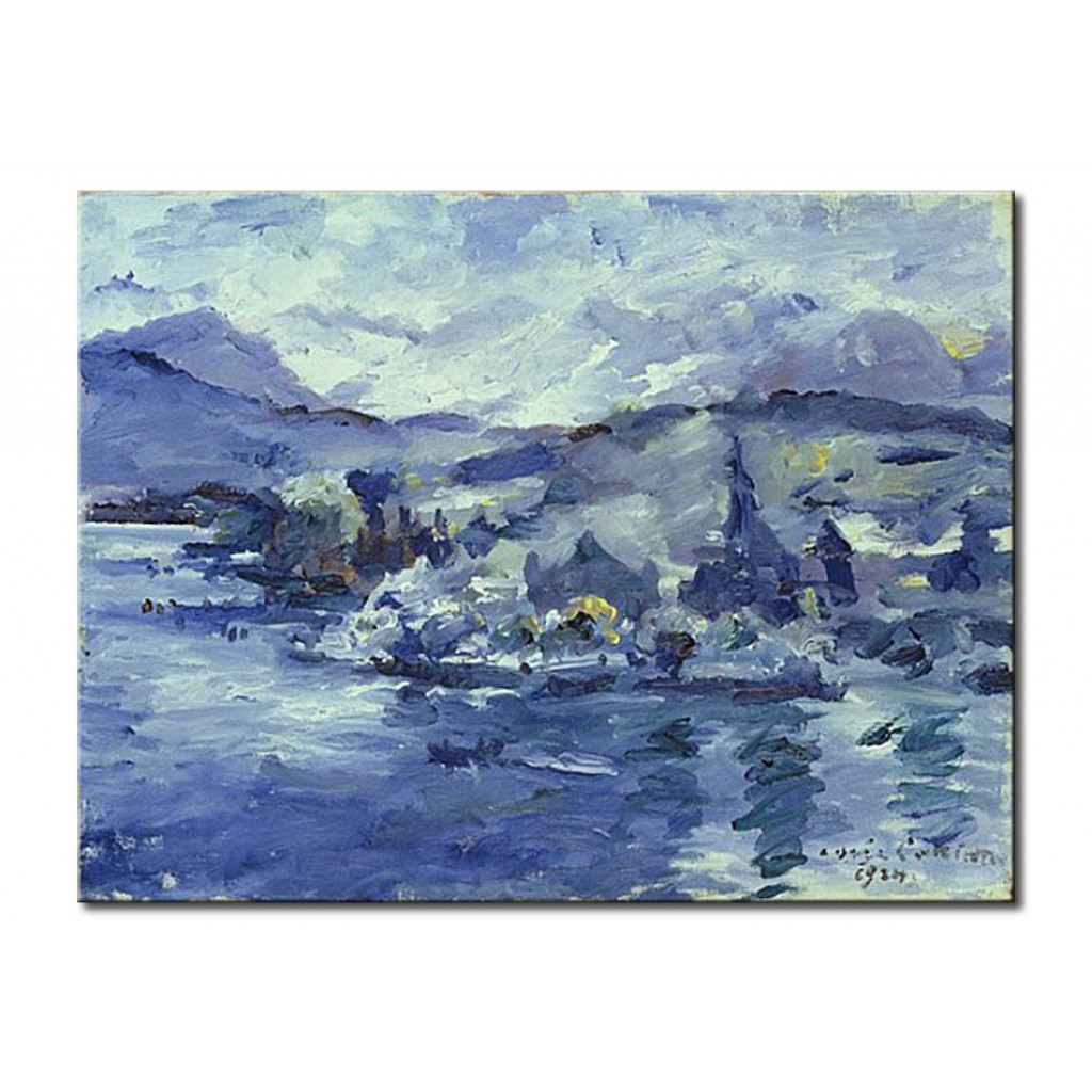 Schilderij  Lovis Corinth: Afternoon On Lake Lucerne