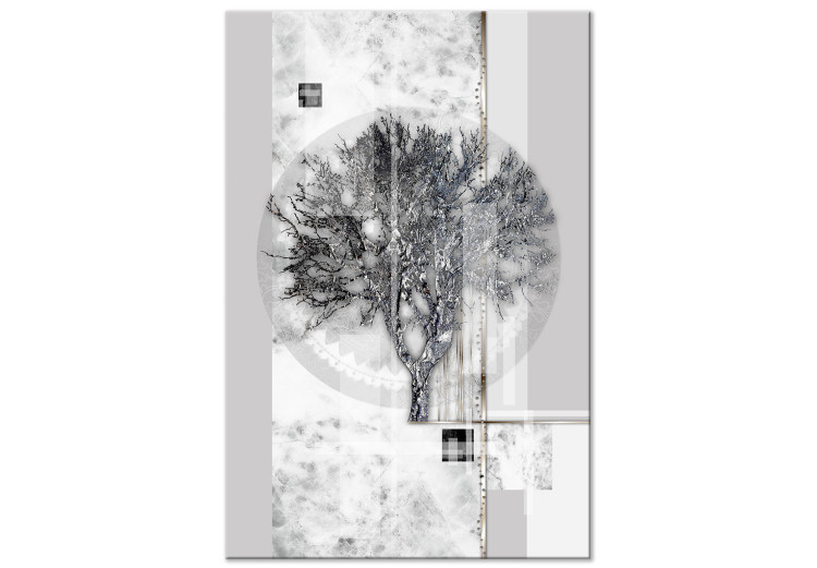 Canvas Silver Tree (1 Part) Vertical 118920
