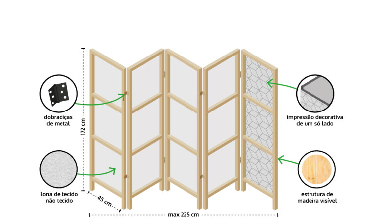 Biombo Concrete Timber II [Room Dividers] 123020 additionalImage 8