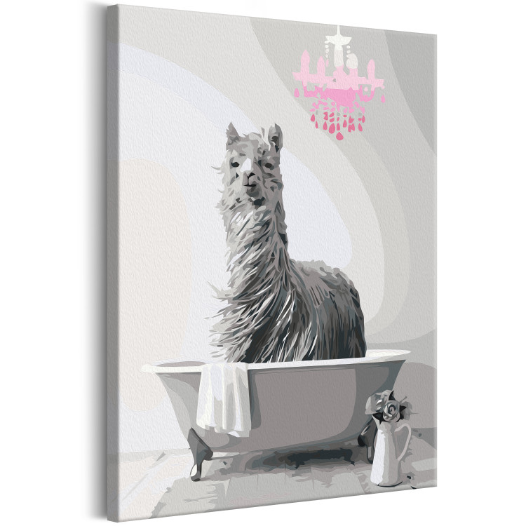 Paint by Number Kit Lama in the Bathtub 135320 additionalImage 6