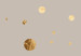 Quadro Scritte grigie in francese con sole e pianeti - Astrazione beige 136520 additionalThumb 5