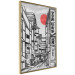 Wall Poster Street in Japan - Asian Style Black and White City Architecture 145520 additionalThumb 6