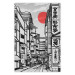 Affischer Street in Japan - Asian Style Black and White City Architecture 145520
