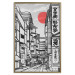 Wall Poster Street in Japan - Asian Style Black and White City Architecture 145520 additionalThumb 22