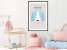 Wall Poster Be Kind - Blue Cheerful Dog and Motivational Slogan for Children 146620 additionalThumb 21