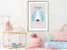Wall Poster Be Kind - Blue Cheerful Dog and Motivational Slogan for Children 146620 additionalThumb 15
