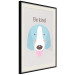 Wall Poster Be Kind - Blue Cheerful Dog and Motivational Slogan for Children 146620 additionalThumb 9