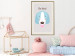 Wall Poster Be Kind - Blue Cheerful Dog and Motivational Slogan for Children 146620 additionalThumb 17